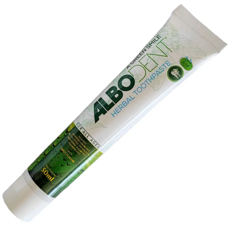 خمیر دندان آلبودنت مدل aloevera حجم 50 میلی لیتر - تصویر 3