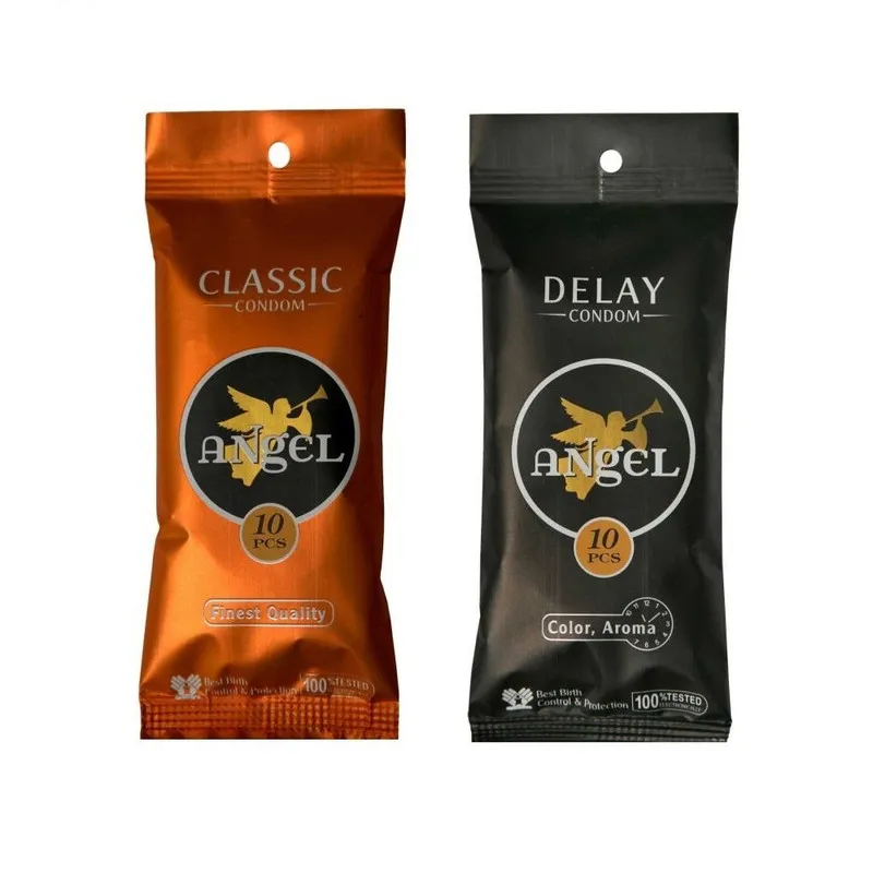 کاندوم انجل مدل Classic بسته 10 عددی به همراه کاندوم انجل مدل Delay بسته 10 عددی - تصویر 2