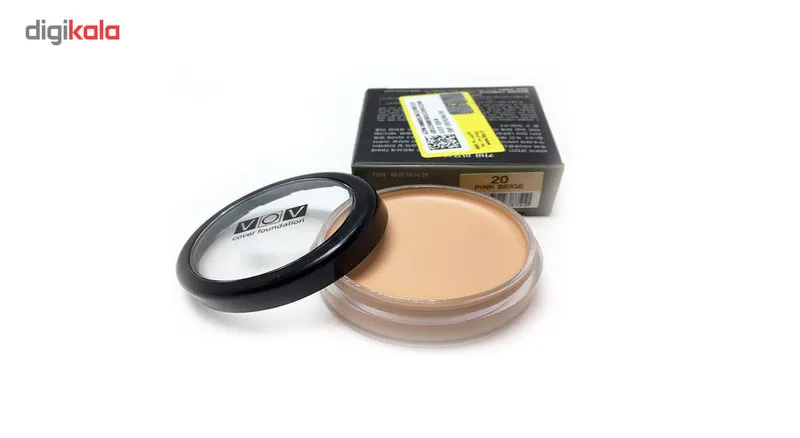 کرم پودر وو مدل PINK BEIGE شماره 20 - تصویر 2