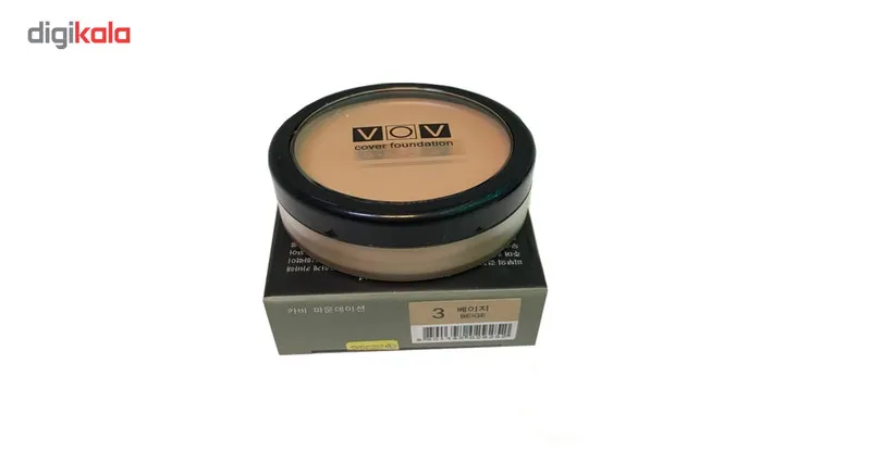 کرم پودر وو مدل Pink Beige شماره 3 - تصویر 2