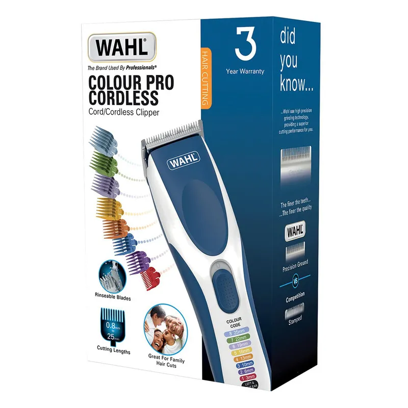 ماشین اصلاح موی سر وال مدل COLOUR PRO CORDLESS Clipper - تصویر 3