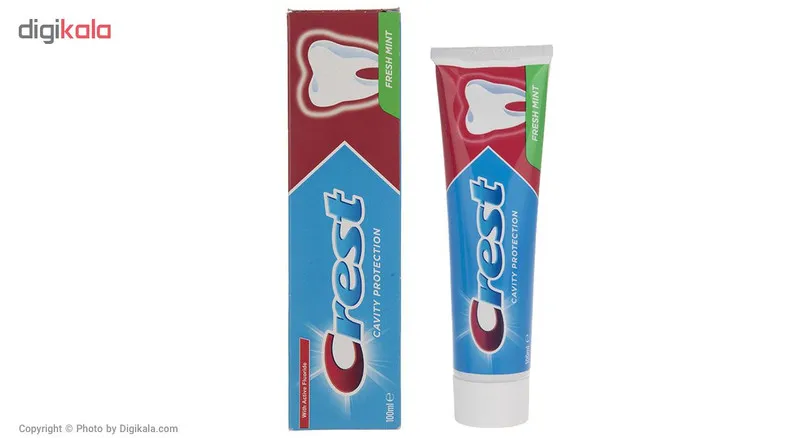 خمیر دندان کرست سری Protection مدل Fresh Mint حجم 100 میلی لیتر - تصویر 4