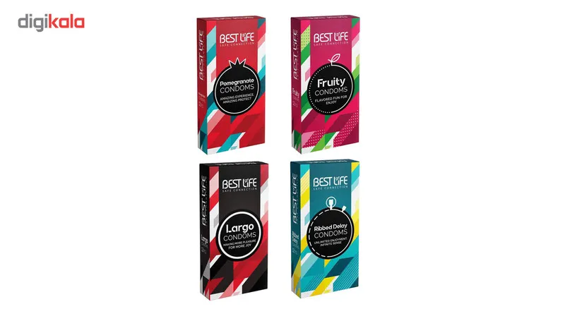 کاندوم بست لایف مدل Wow Pack1 مجموعه 4 عددی - تصویر 2