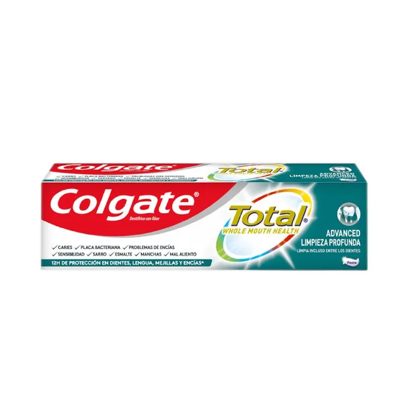 خمیر دندان کلگیت سری Total مدل Advanced limpieza profunda حجم 75 میلی لیتر - تصویر 2