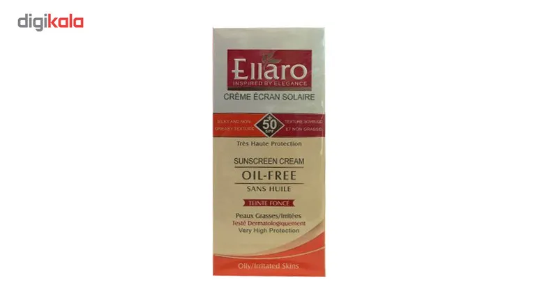 کرم ضد آفتاب رنگی الارو spf50 مدل TEINTE CLAIRE مناسب پوست های چرب تحت لیسانس حجم 40 میلی لیتر - تصویر 2