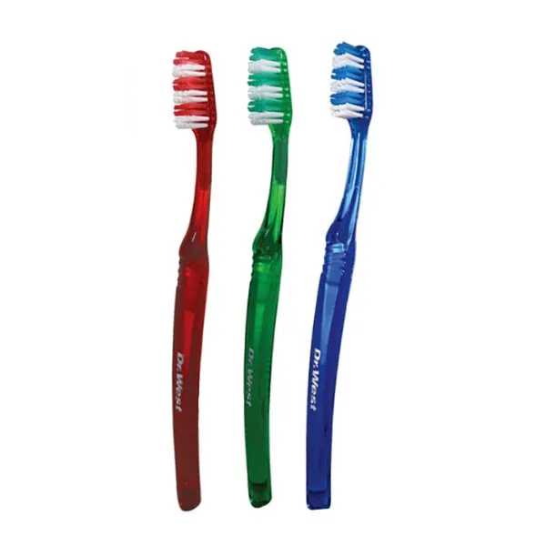 مسواک دکتر وست مدل p03 با برس سخت بسته 3 عددی - تصویر 2