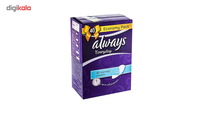 پد بهداشتی روزانه الویز مدل Normal Panty Liners بسته 40 عددی - تصویر 2