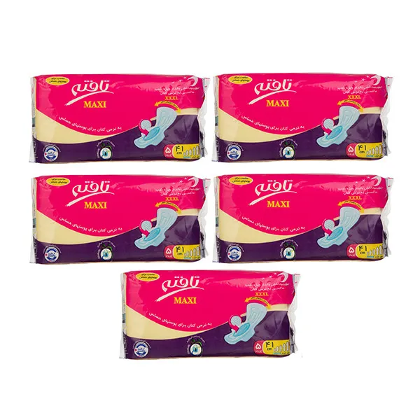 نوار بهداشتی تافته مدل Maxi مجموعه 5 عددی - تصویر 2