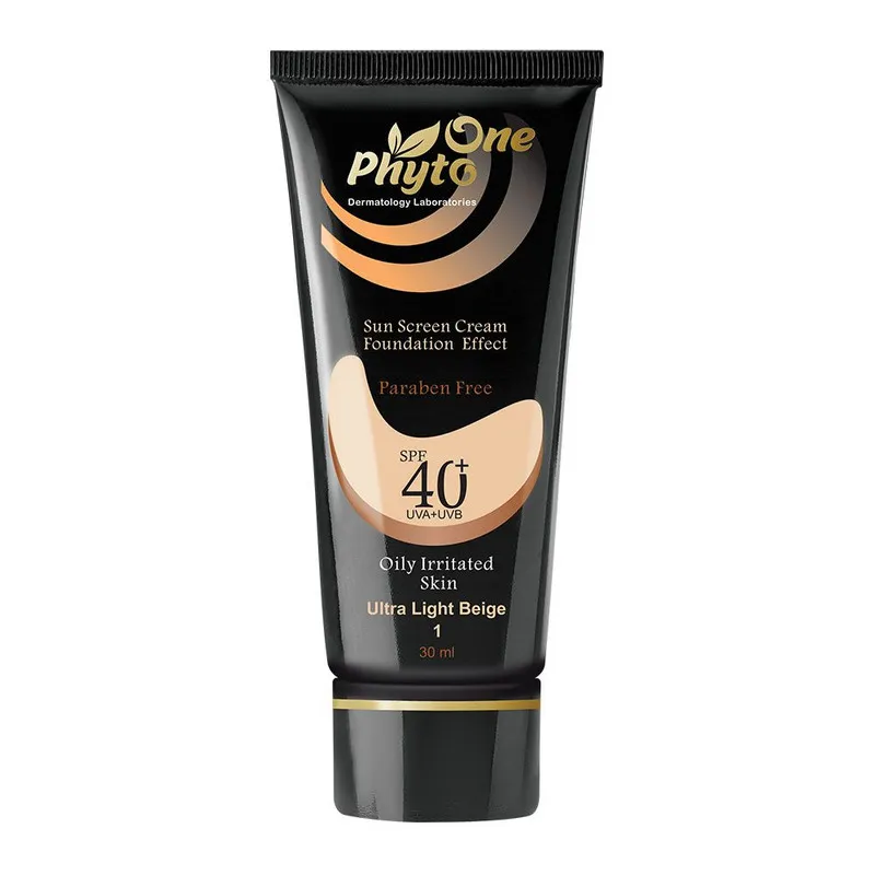 کرم ضد آفتاب رنگی فیتووان مدل Ultra Light Beige SPF 40 مناسب پوست های چرب حجم 30 میلی لیتر - تصویر 2