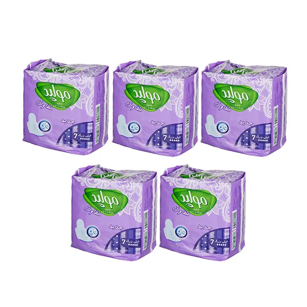 نوار بهداشتی مولپد مدل Extra مجموعه 5 عددی - تصویر 2