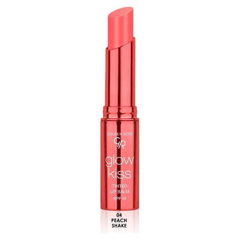 تینت بالم لب گلدن رز مدل TINTED شماره 04 بافت نرم و کرمی، ماندگاری بالا، محافظت SPF 15، حاوی ویتامین E و عصاره، عدم چسبندگی و نمای نهایی براق - تصویر 3