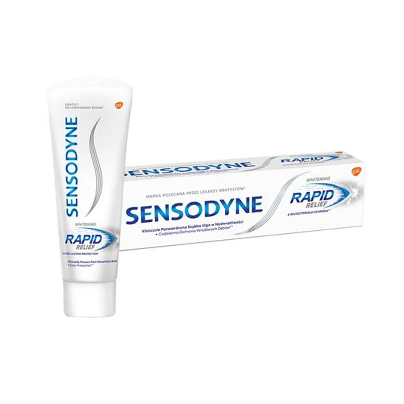 خمیر دندان سنسوداین سری Rapid Relief مدل Whitening حجم 75 میلی لیتر - تصویر 3