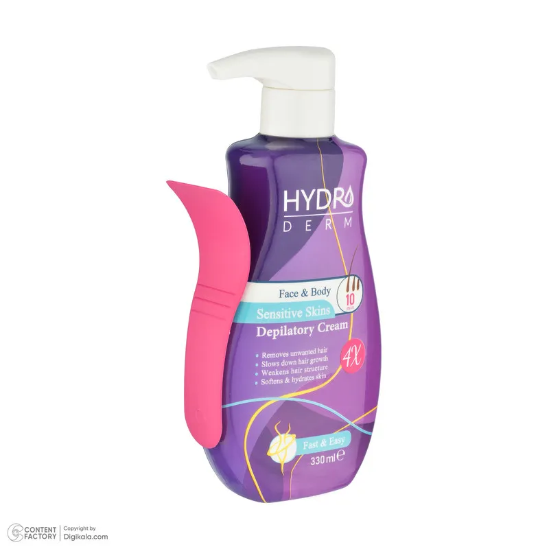 کرم موبر صورت و بدن هیدرودرم مدل Depilatory مناسب پوست های حساس حجم 330 میلی لیتر - تصویر 5