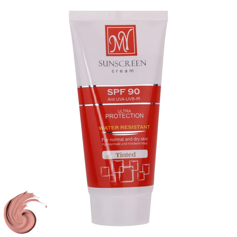 کرم ضدآفتاب رنگی مای مدل SPF90، مناسب پوستهای نرمال و خشک، حجم 50 میلیلیتر - تصویر 2