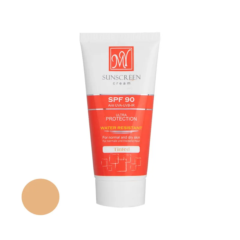 کرم ضدآفتاب رنگی مای مدل SPF90، مناسب پوستهای نرمال و خشک، حجم 50 میلیلیتر - تصویر 4