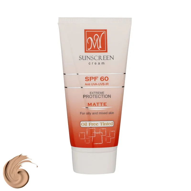 کرم ضدآفتاب رنگی مای مدل SPF60، مناسب پوستهای چرب و مختلط، حجم 50 میلیلیتر - تصویر 2