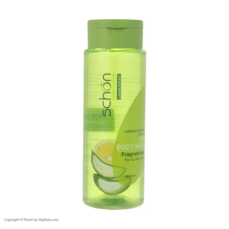شامپو بدن شون مدل Aloevera and Lemon حجم 420 میلی لیتر - تصویر 4