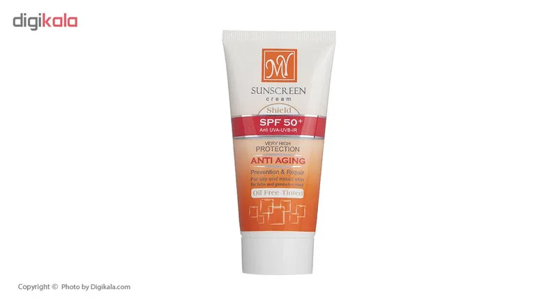 کرم ضد آفتاب ضد چروک فاقد چربی شیلد مای SPF50+ - تصویر 2