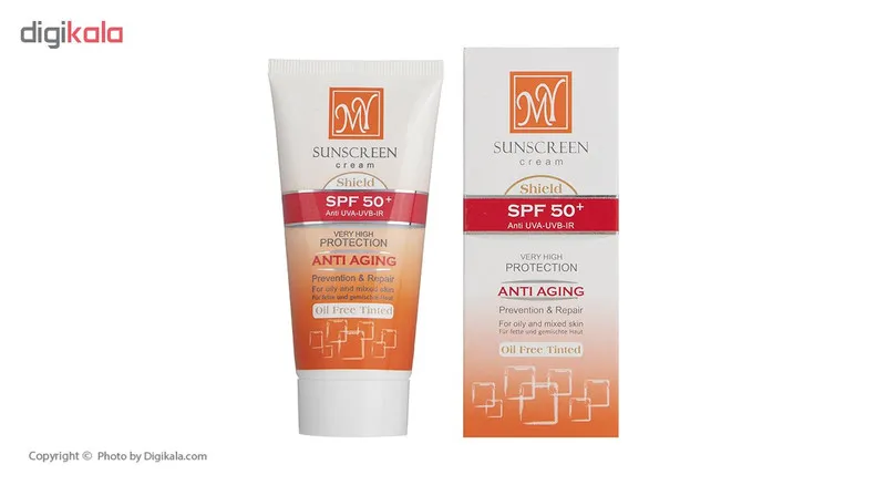 کرم ضد آفتاب ضد چروک فاقد چربی شیلد مای SPF50+ - تصویر 5