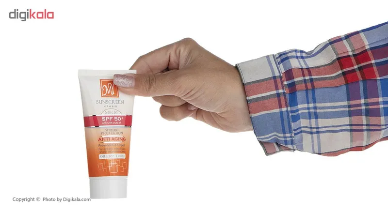 کرم ضد آفتاب ضد چروک فاقد چربی شیلد مای SPF50+ - تصویر 6