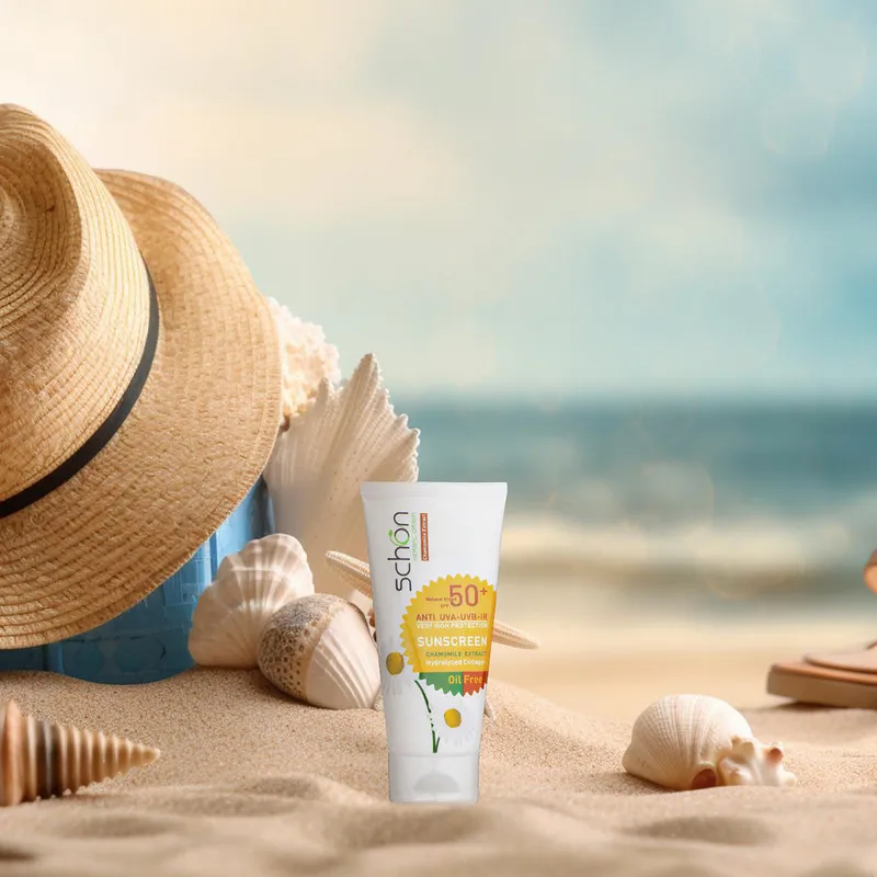 کرم ضدآفتاب رنگی فاقد چربی شون با رنگ طبیعی + SPF50 - تصویر 6