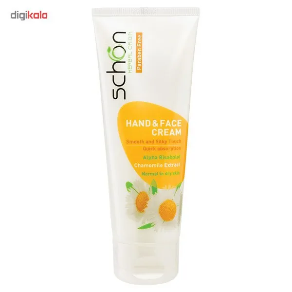 کرم مرطوبکننده دست، صورت شون مدل Chamomile Cream 75ml مناسب برای خشک، معمولی حجم 75 میلیلیتر - تصویر 3