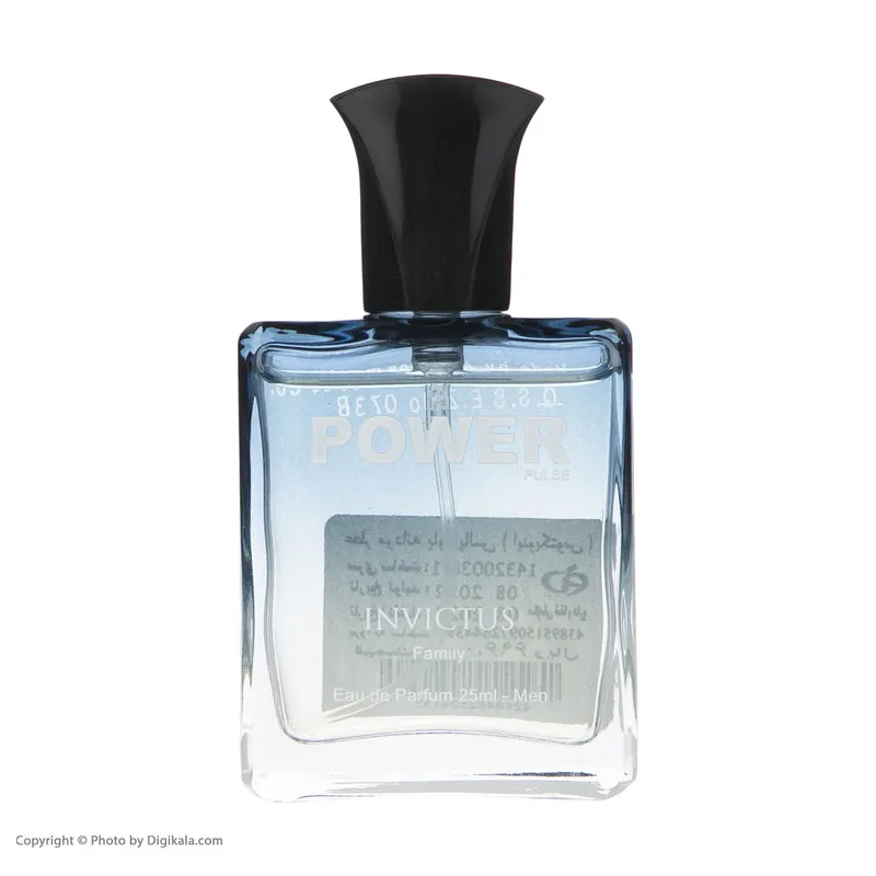 عطر جیبی مردانه پاور پالس مدل اینویکتوس حجم 25 میلی لیتر - تصویر 2