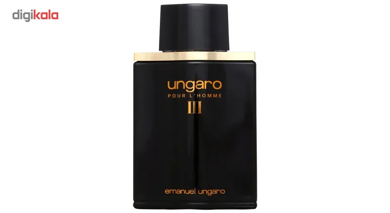 ادو تویلت مردانه امانویل اونگارو مدل Ungaro pour L'Homme III حجم 100 میلی لیتر - تصویر 6