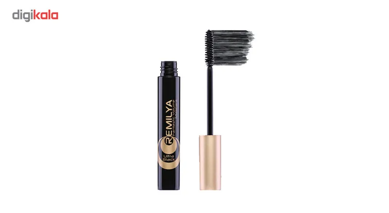 ریمل حجم دهنده و بلند کننده ریمیلیا مدل Ultra Black حجم 11 میلی لیتر - تصویر 2