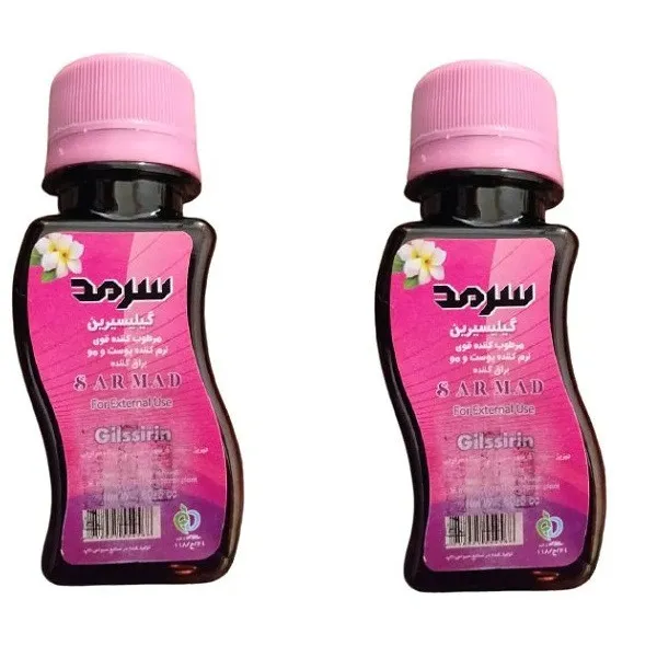روغن بدن سرمد مدل  گلیسیرین شقایق حجم 60 میلی لیتر بسته 2 عددی - تصویر 2