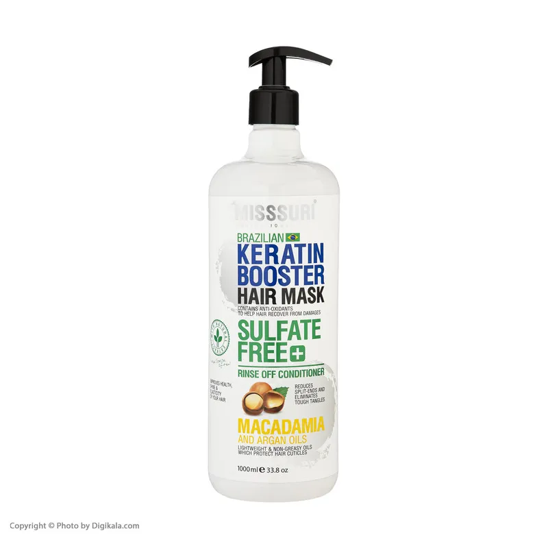 ماسک مو میسوری مدل KERATIN BOOSTER حجم 1000 میلی لیتر - تصویر 2