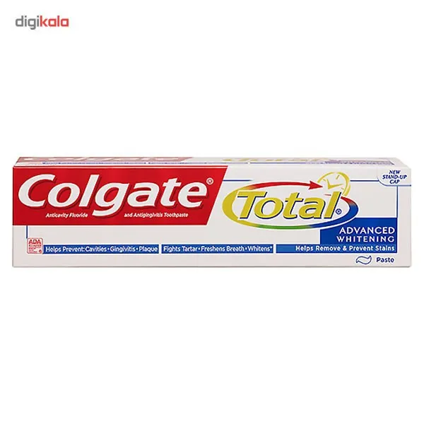 خمیر دندان کلگیت مدل Total Advanced Whitening حجم 100 میلی لیتر - تصویر 2