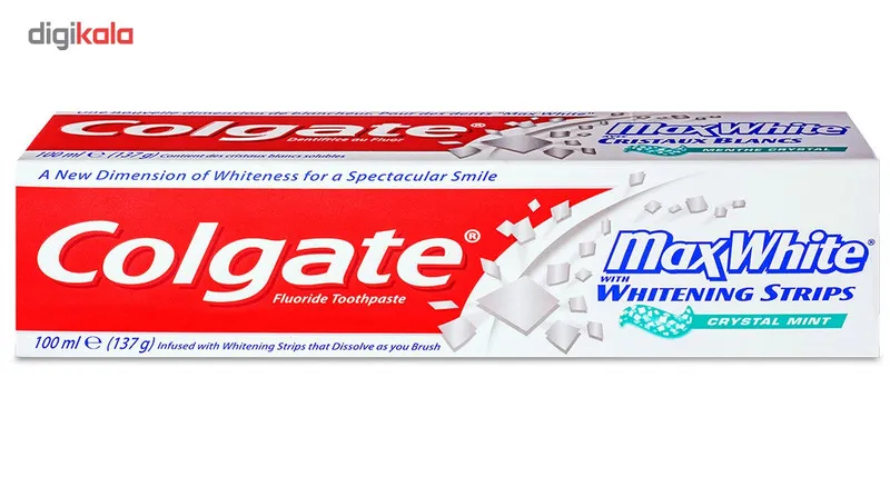 خمیر دندان کلگیت مدل Max White حجم 100 میلی لیتر - تصویر 2