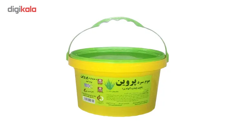 موم سرد پروین مدل Aloe حجم 4000 گرم - تصویر 2