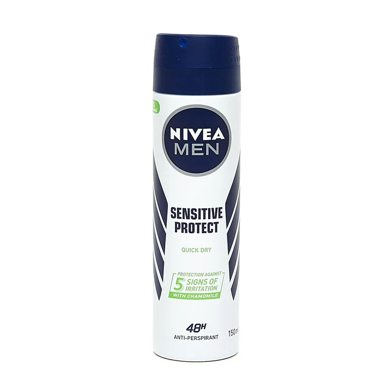 اسپری ضد تعریق مردانه نیوآ مدل Sensitive Protect حجم 150 میلی لیتر