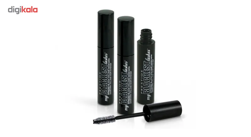 ریمل حجم دهنده و بلند کننده پرستیژ مدل BLACKEST VOLUME شماره MLB-01 - تصویر 3