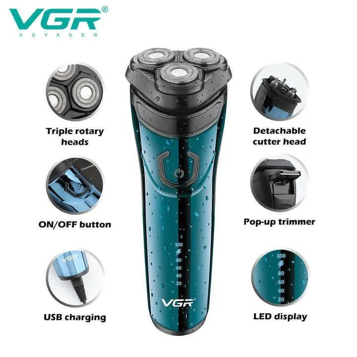 ماشین اصلاح موی صورت وی جی ار مدل V-322 - تصویر 3