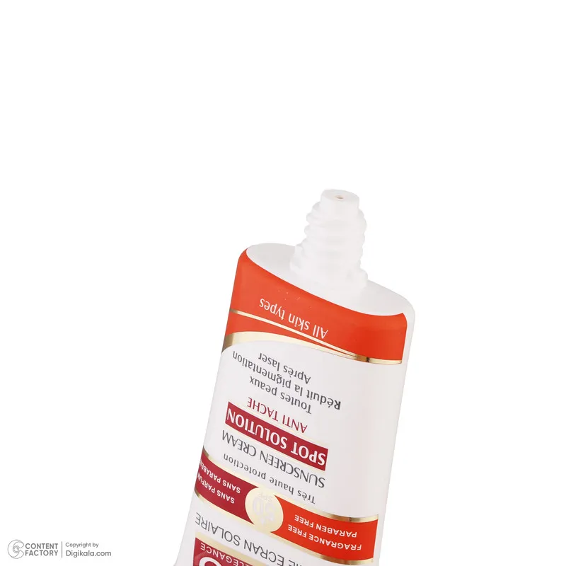 کرم ضد آفتاب و ضد لک بدون رنگ الارو SPF50 مدل Spot Solution محافظ UVA ،UVB، مناسب انواع پوست تحت لیسانس حجم 40 میلی‌لیتر - تصویر 6