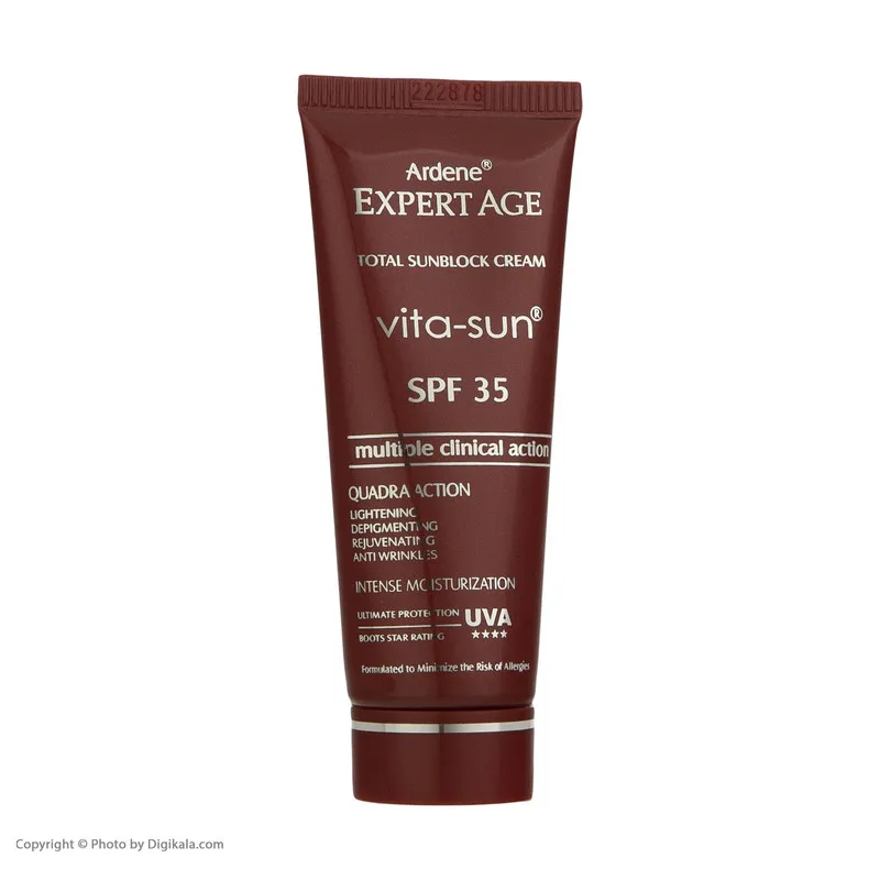کرم ضدآفتاب آردن اکسپرت ایج مدل Vita-Sun، حجم 45 میلیلیتر - تصویر 3