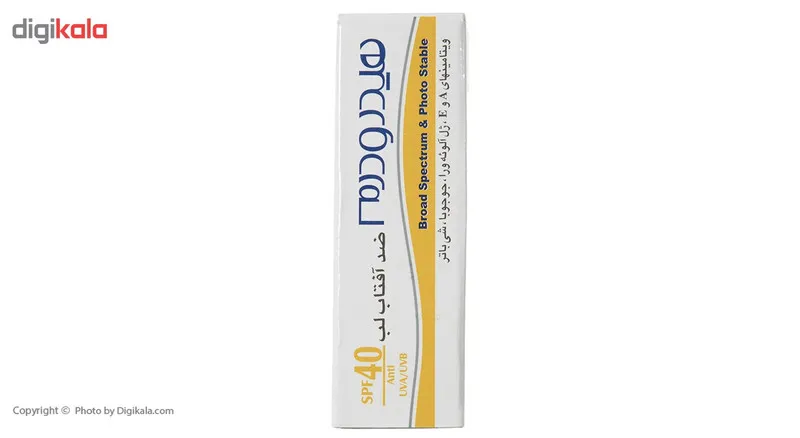 بالم لب هیدرودرم مدل SPF40 مرطوبکننده و ضدآفتاب با عصاره آلوئهورا و شیباتر، مقاوم در برابر آب و تعریق، مناسب پوست خشک، جامد ماتیکی، وزن 4.5 گرم - تصویر 4