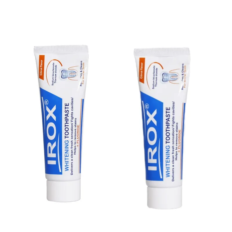 خمیر دندان ایروکس مدل whitening وزن 100 گرم مجموعه 2 عددی - تصویر 2