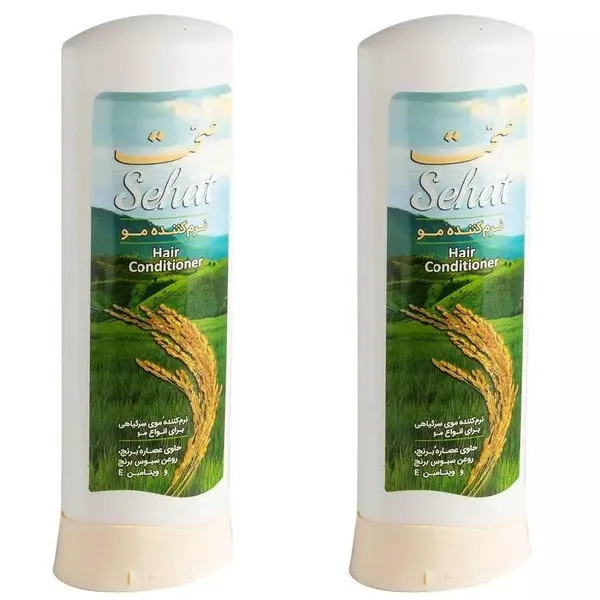 نرم کننده مو صحت مدل Vitamin E حجم 300 میلی لیتر مجموعه 2 عددی
