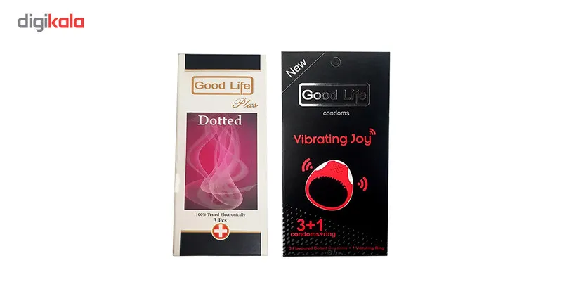 کاندوم گودلایف کد Vibrating Joy 002 مجموعه دو عددی - تصویر 2