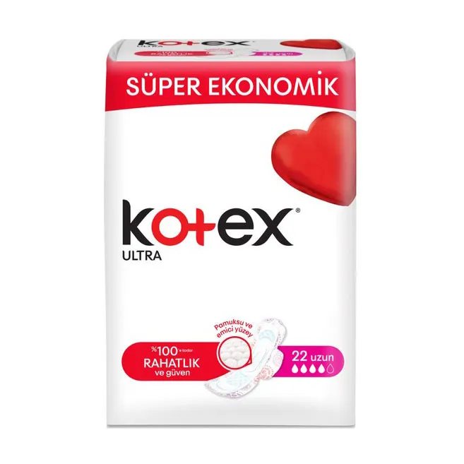 نوار بهداشتی کوتکس مدل ultra بسته 22 عددی - تصویر 2
