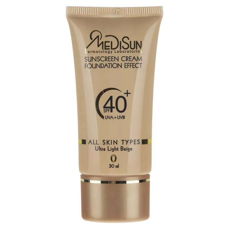 کرم ضدآفتاب رنگی مدیسان مدل Ultra Light Beige SPF40 مناسب انواع پوست، حجم 30 میلیلیتر - تصویر 2