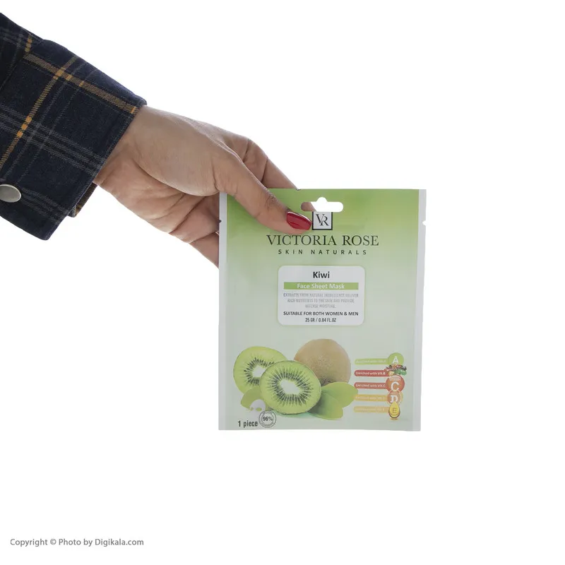 ماسک صورت ویکتوریا رز مدل Kiwi حجم 25 میلی لیتر - تصویر 4