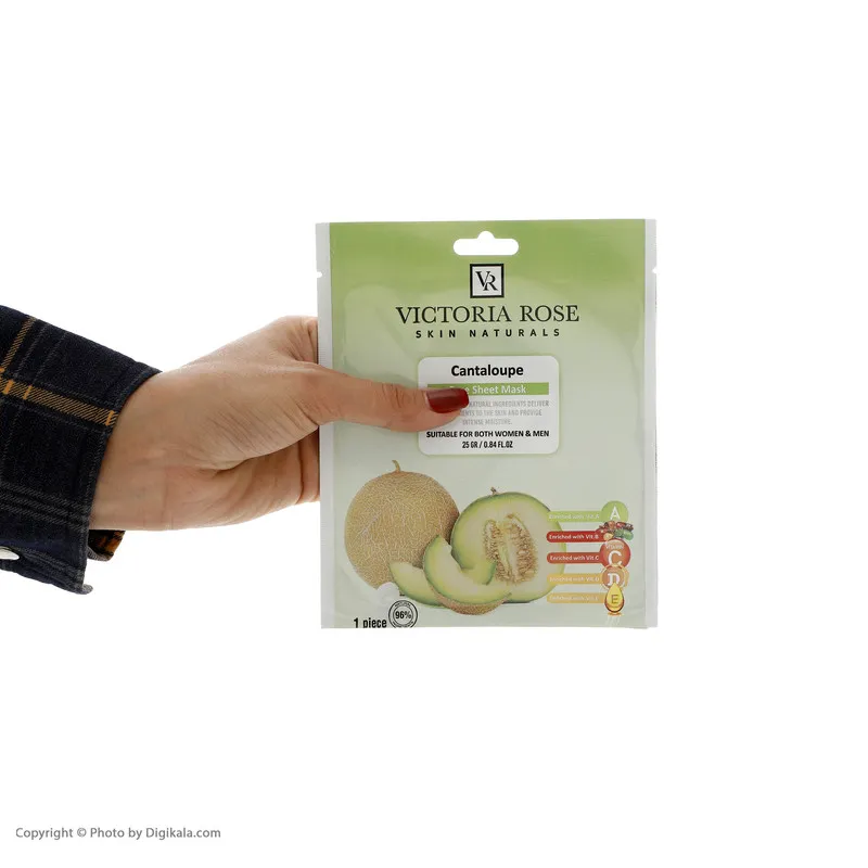 ماسک صورت ویکتوریا رز مدل Cantaloupe حجم 25 میلی لیتر - تصویر 3