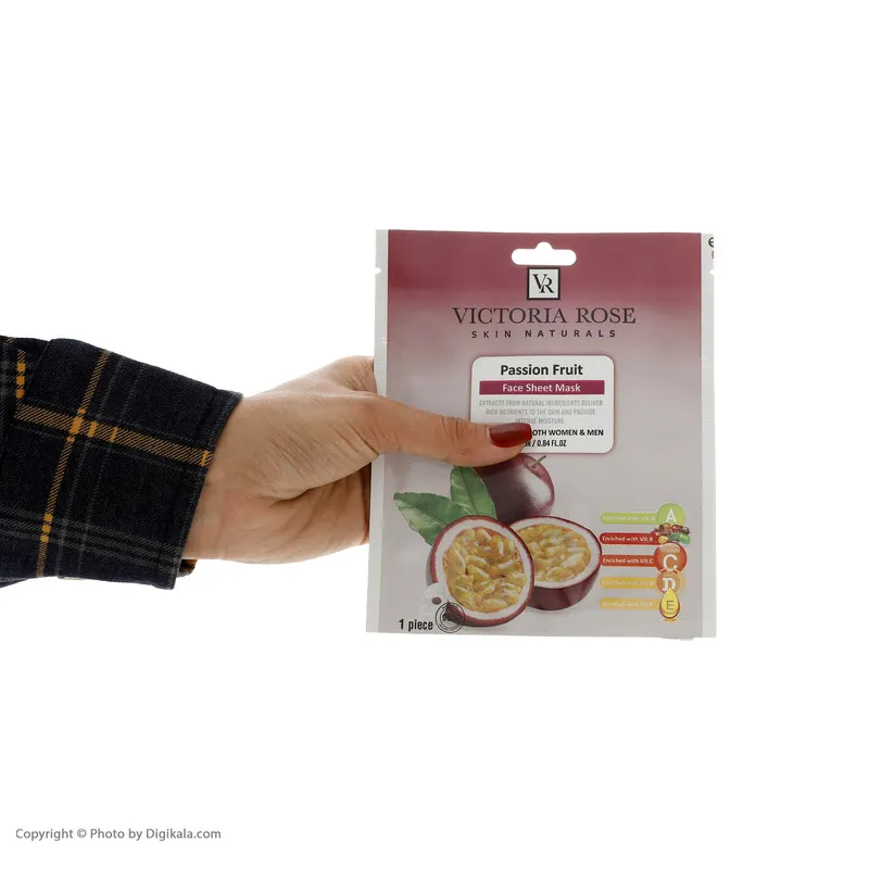 ماسک صورت ویکتوریا رز مدل Passion Fruit حجم 25 میلی لیتر - تصویر 3