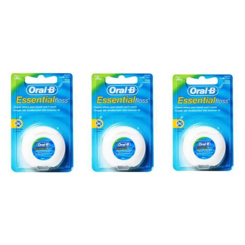 نخ دندان اورال-بی مدل ESSENTIAL FLOSS بسته 3 عددی - تصویر 2