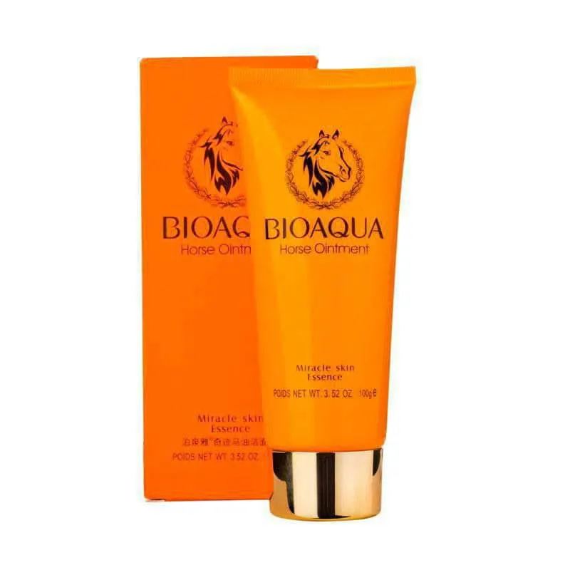 فوم شستشو صورت بایوآکوا مدل روغن اسب کد BQY2881 وزن 100 گرم - تصویر 2